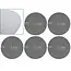 GEKO Schuurgaas 225mm - P120 Korrel - Klittenband Bevestiging - Set van 5