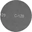 GEKO Schuurgaas 225mm - P120 Korrel - Klittenband Bevestiging - Set van 5