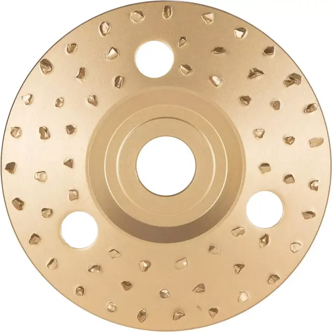 GEKO Hoeftrimschijf 125 mm - Medium korrel - Ergonomisch ontwerp - Ventilatiegaten - Dierveilig