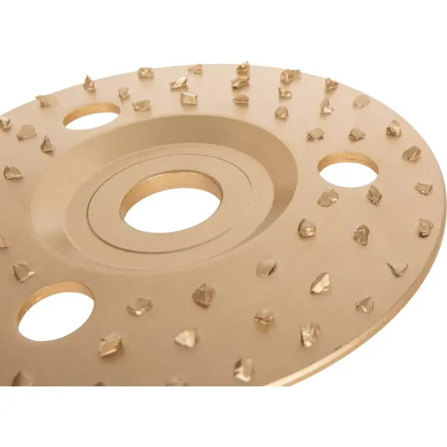 GEKO Hoeftrimschijf 125 mm - Medium korrel - Ergonomisch ontwerp - Ventilatiegaten - Dierveilig