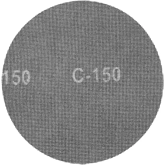 GEKO Abrasieve schuurschijven 225mm - P150 korrel - Velcro bevestiging - Set van 5 stuks