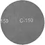 GEKO Abrasieve schuurschijven 225mm - P150 korrel - Klittenband bevestiging - Set van 5 stuks