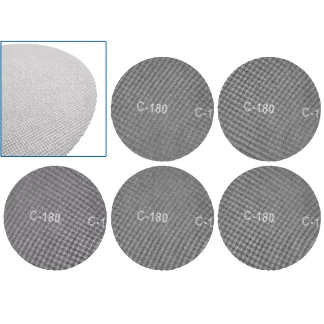 GEKO Klittenband schuurgaas 225mm P180 - Stofvrij schuren - Set van 5 stuks