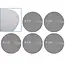 GEKO Schuurgaas 225mm - Klittenband - P220 korrel - Set van 5 - Stofvrij ontwerp