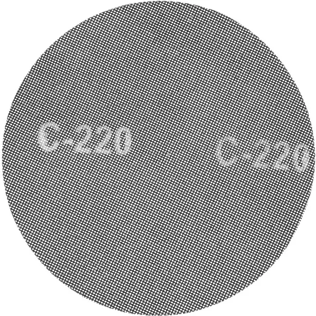 GEKO Schuurgaas 225mm - Klittenband - P220 korrel - Set van 5 - Stofvrij ontwerp