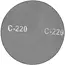 GEKO Schuurgaas 225mm - Klittenband - P220 korrel - Set van 5 - Stofvrij ontwerp