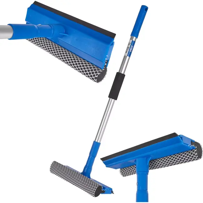 GEKO Telescopische raamwisser - Verstelbaar 54-85 cm - Lichtgewicht en efficiënt