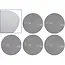 GEKO Klittenband schuurgaas 225mm P240 - Set van 5 - Voor droog schuren - Lange levensduur