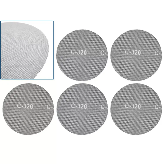 GEKO Schuurgaas 225mm P320 - Efficiënte Stofafzuiging - Set van 5