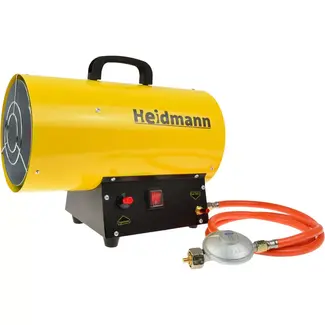 Heidmann Gasverwarmer - 20 kW - Draagbaar - Voor Werkruimtes - 230V/50Hz