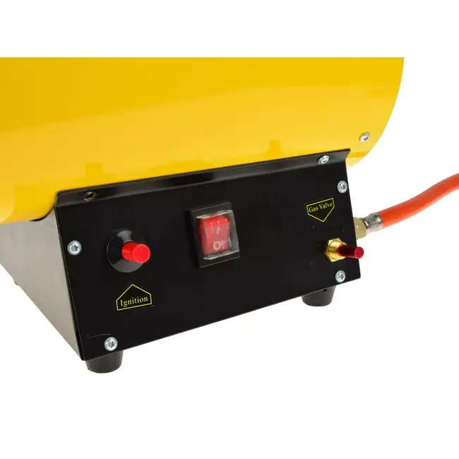 Heidmann Gasverwarmer - 15 kW - Staal - Automatische Ontsteking - Veiligheidsuitschakeling