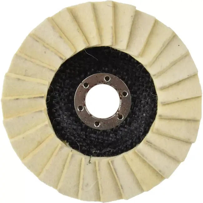 Keltin Vilten polijstschijven - 125 mm - Set van 10 - Voor een gladde afwerking