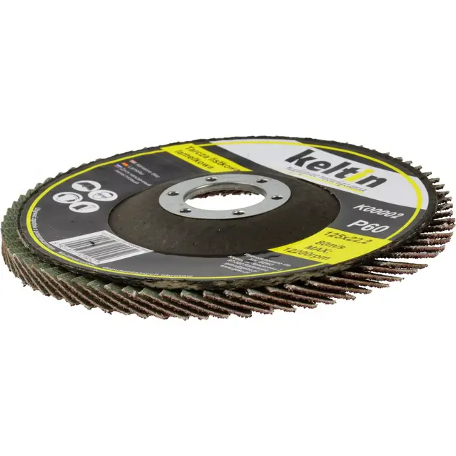 Keltin Flap Disc 125mm - P80 Grit - Set van 10 - Voor lichte slijpwerkzaamheden