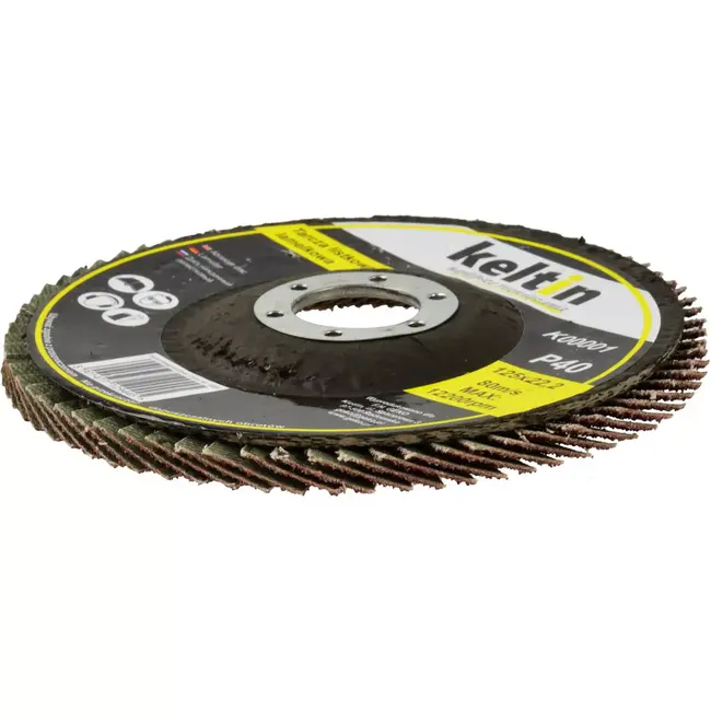 Keltin Schuurflap 125 mm - P40 Korrel - Set van 10 - Duurzaam en Precisie