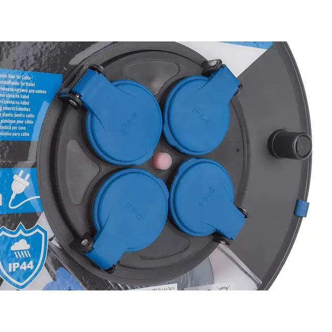 GEKO Kabelhaspel - Duurzaam kunststof - Lichtgewicht ontwerp - Geschikt voor diverse kabels