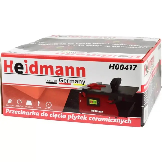 Heidmann Tegelsnijder - Nat Snijden - Stabiele Constructie - Precisie en Efficiëntie