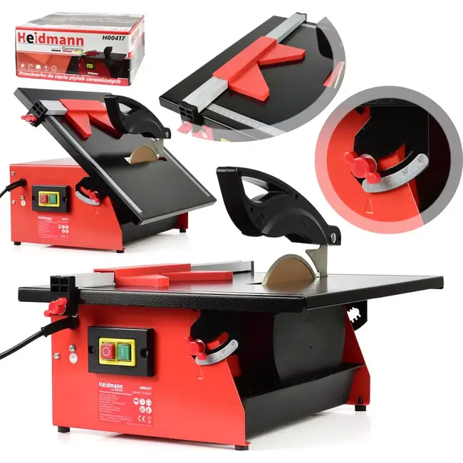 Heidmann Tegelsnijder - Nat Snijden - Stabiele Constructie - Precisie en Efficiëntie