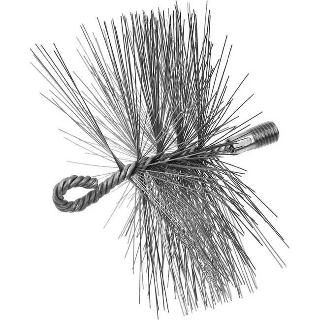 GEKO Ronde schoorsteenborstel - 150mm - Spiraalvormig draadontwerp - Efficiënte roestverwijdering