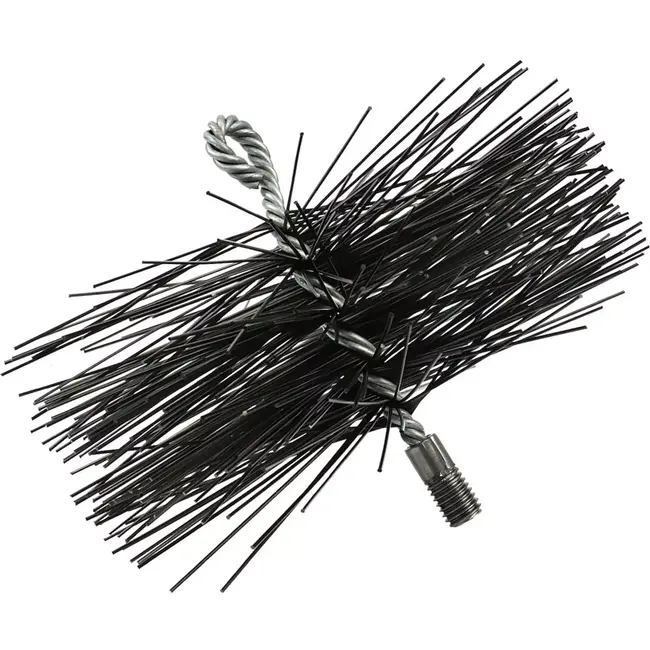 GEKO Ronde schoorsteenborstel - PVC gecoat - 175mm - Efficiënt reinigen - Duurzaam ontwerp