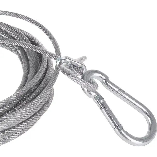 GEKO Ronde schoorsteenborstel - PVC - 250mm - Duurzaam draad - Lichtgewicht