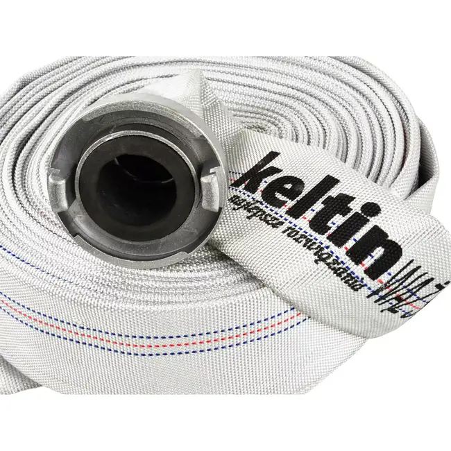 Keltin Brandwerende slang - 2 inch - 30 meter - Hoge druk - Rubber gevoerd - Industrieel gebruik