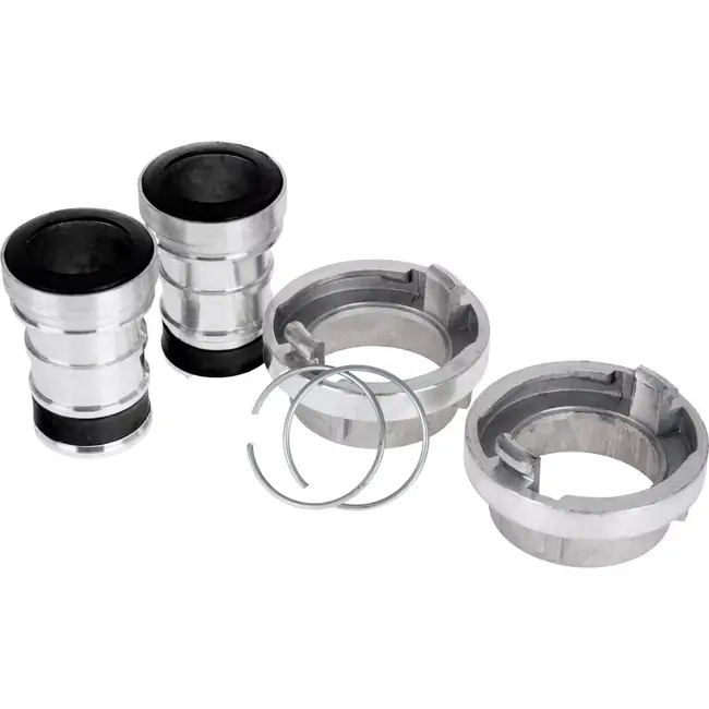 GEKO Adaptor voor brandweerslang - 2 inch - Aluminium - Lichtgewicht - Corrosiebestendig - 2 stuks