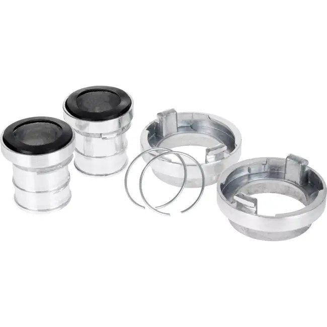 GEKO Adaptor voor brandweerslang - 52 mm - Aluminium - Lichtgewicht - 400g - Set van 2