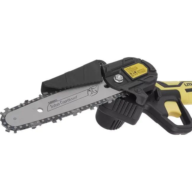 John Gardener Draadloze kettingzaag - 21V - Compact en krachtig - Inclusief 2 batterijen - Geschikt voor snoeien
