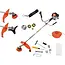 Heidmann Benzine grastrimmer - Ergonomisch ontwerp - Gebalanceerde gewichtsverdeling - Inclusief basisaccessoires