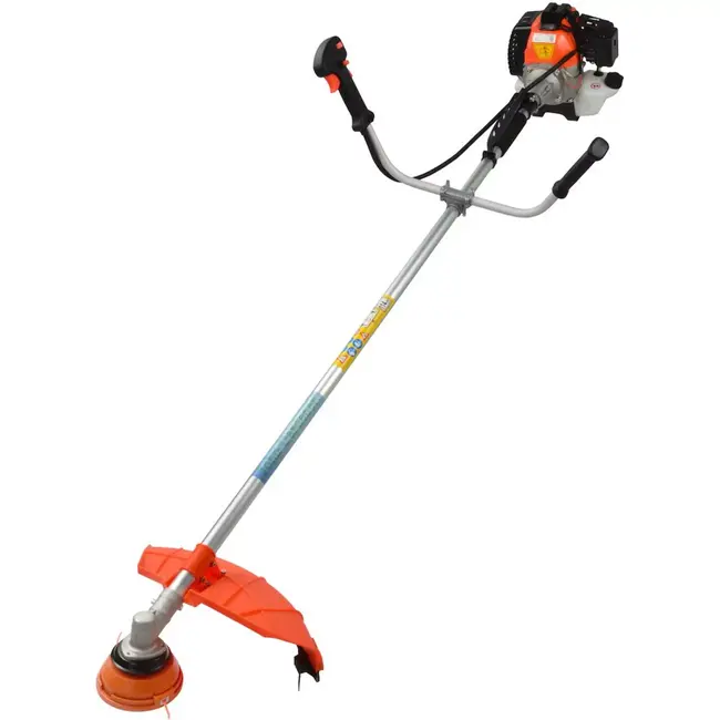 Heidmann Benzine grastrimmer - Ergonomisch ontwerp - Gebalanceerde gewichtsverdeling - Inclusief basisaccessoires