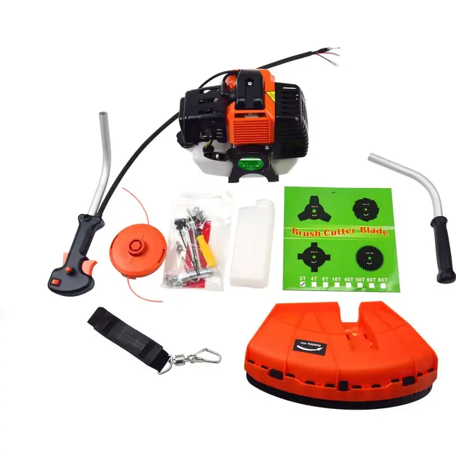 Heidmann Benzine grastrimmer - Ergonomisch ontwerp - Gebalanceerde gewichtsverdeling - Inclusief basisaccessoires