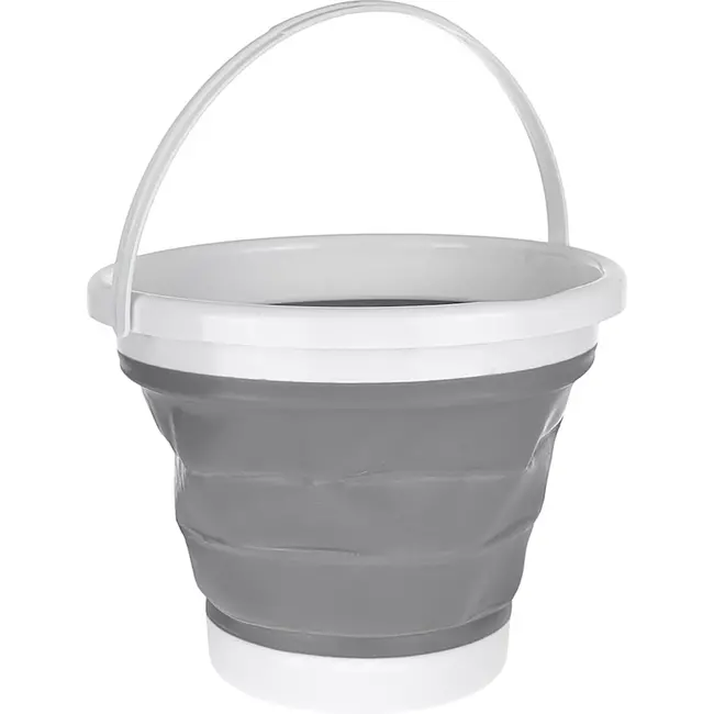 GEKO Opvouwbare siliconen emmer - 10L - Ruimtebesparend - Duurzaam - Voor thuis en outdoor gebruik