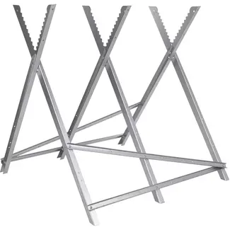 GEKO Zaagbok - Stalen Frame - 150 kg Draagvermogen - Verstelbare Hoogte - Opvouwbaar