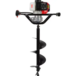 Heidmann Benzine grondboor - 5.2 PK motor - 25 cm boor - Geschikt voor tuin- en bouwprojecten