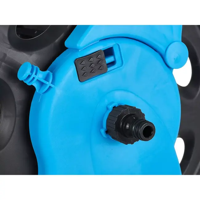 GEKO Tuinhaspelwagen - Opvouwbare handgreep - 45m capaciteit - Duurzame wielen - Lichtgewicht kunststof