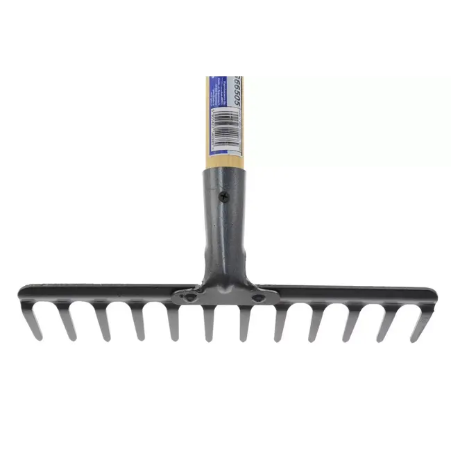GEKO Hark met 12 Tanden en Houten Steel - Ergonomisch Ontwerp - Duurzaam en Comfortabel Gebruik