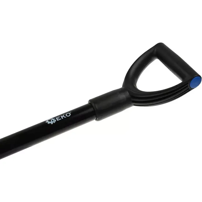 GEKO Stalen schop met ergonomische D-greep - Duurzaam en roestbestendig - 80 cm - Zwart