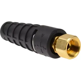 GEKO Drievoudige sproeikop voor hogedrukreinigers - 1/4 inch schroefdraad - Veelzijdige reiniging