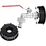 GEKO IBC set - S60x6 adapter - 1/2'' kraan - 3/4'' buitendraad - Slangkoppeling