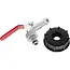 GEKO IBC set - S60x6 adapter - 1/2'' kraan - 3/4'' buitendraad - Slangkoppeling
