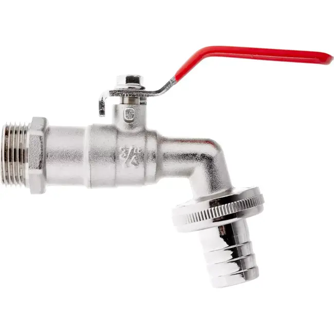 GEKO IBC set - 3/4'' tap met externe draad en slanguitgang - duurzaam en eenvoudig te installeren