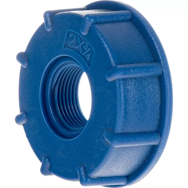 GEKO IBC adapter - S60x6 moer - 3/4" binnendraad - Duurzaam kunststof - Lekvrij