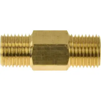 GEKO Hexagonale koppeling voor hogedrukreinigers - 1/4" x 1/4" - Stalen fitting - 6000 PSI