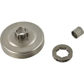 GEKO Koppeltrommel met 7-tands tandwiel en lager voor Partner 351 kettingzaag