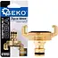 GEKO Messing snelkoppeling - Lekvrije verbinding - Duurzaam en veelzijdig - 3/4" maat