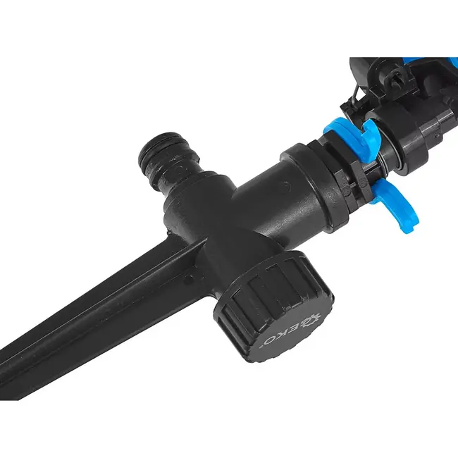 GEKO Instelbare pulserende sproeier - 360° dekking - Weerbestendig ABS - Tot 24 meter bereik