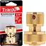 Tvardy Brass snelkoppeling met waterstop - 3/4 inch - Duurzaam en lekvrij
