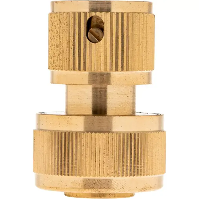Tvardy Brass snelkoppeling met waterstop - 3/4 inch - Duurzaam en lekvrij