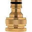 Tvardy Messing kraanadapter - 3/4" met 1/2" reducer - Universeel en Duurzaam