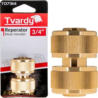 Tvardy Brass-lijn - Slangreparatie - Duurzaam - Corrosiebestendig - 19mm